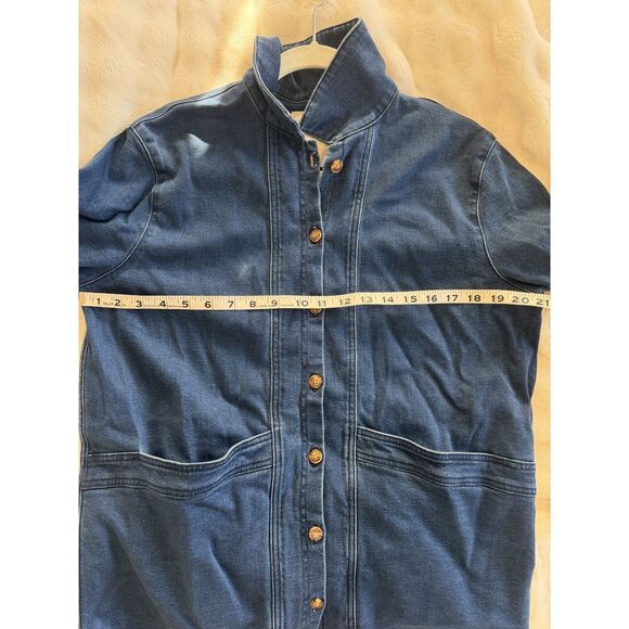 SEZANE Will Forever Denim Jacket Indigo Size M - Picture 6 of 6